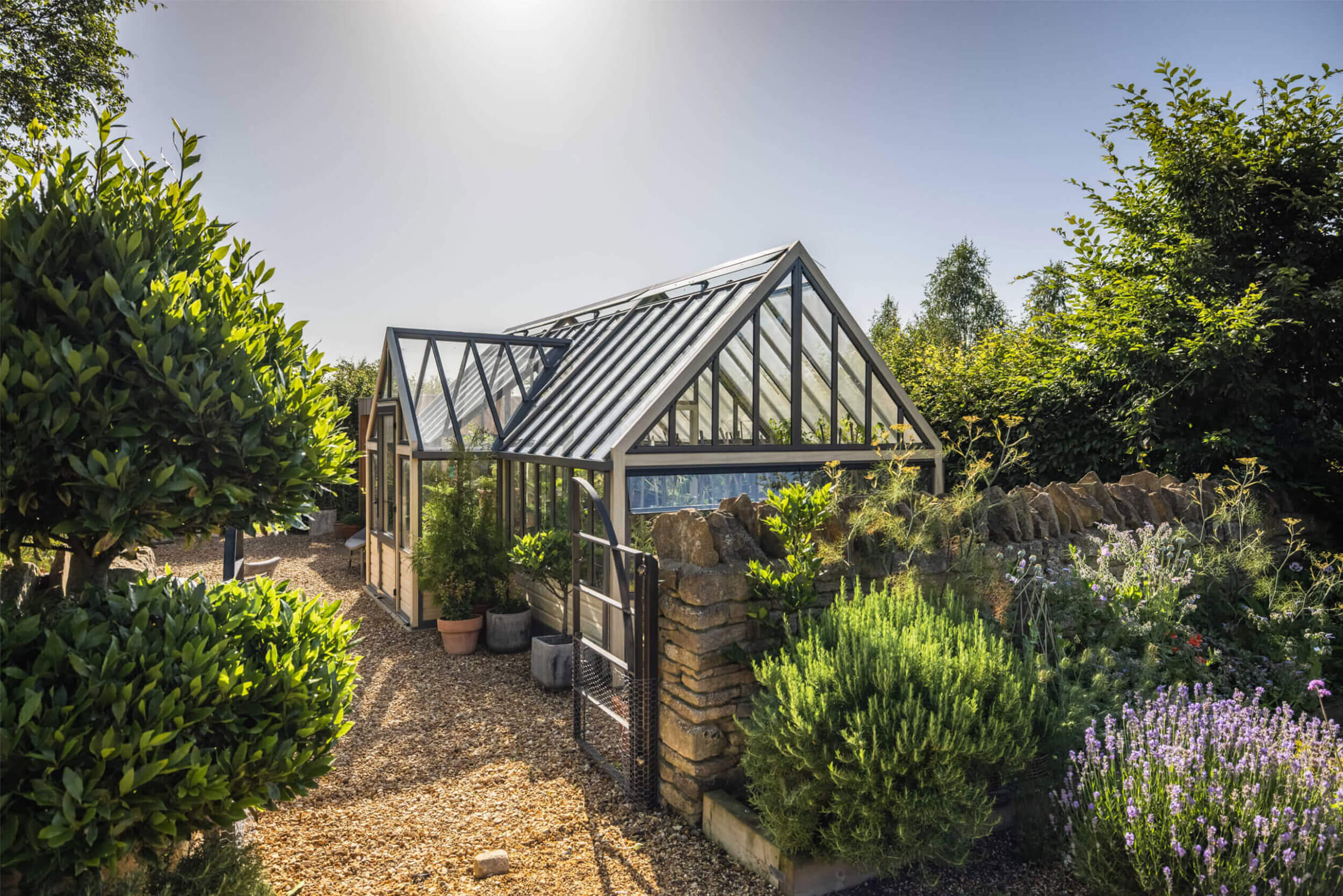 Accoya wooden porch greenhouse