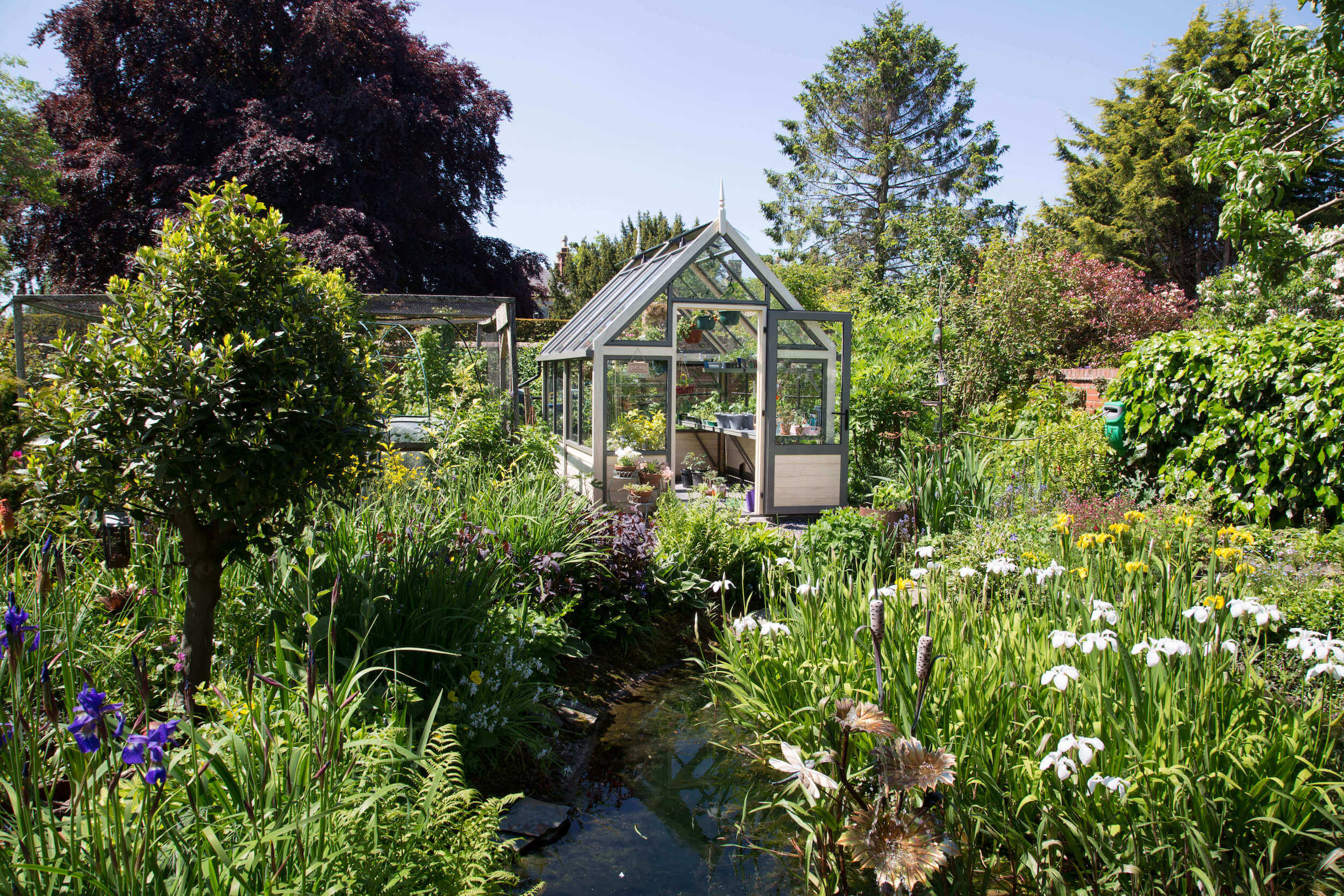 Greenhouse in the garden