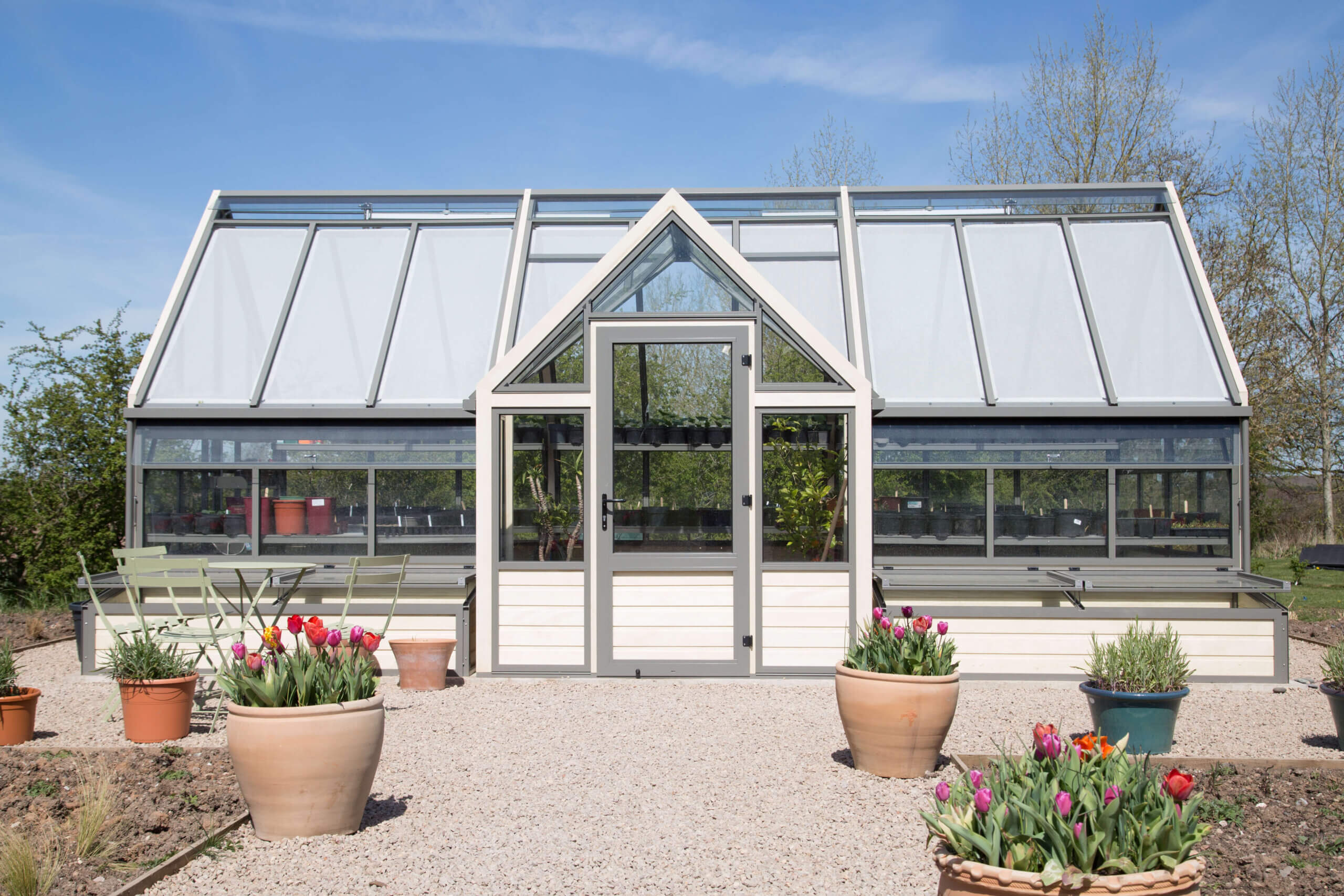 Greenhouse in the garden